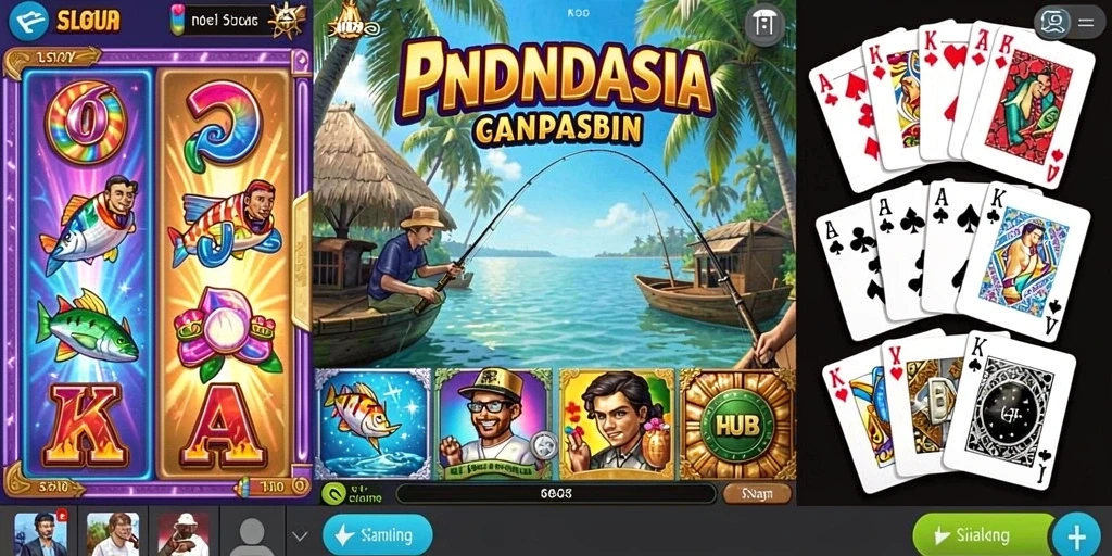 Desain grafis yang memukau dan colorful.