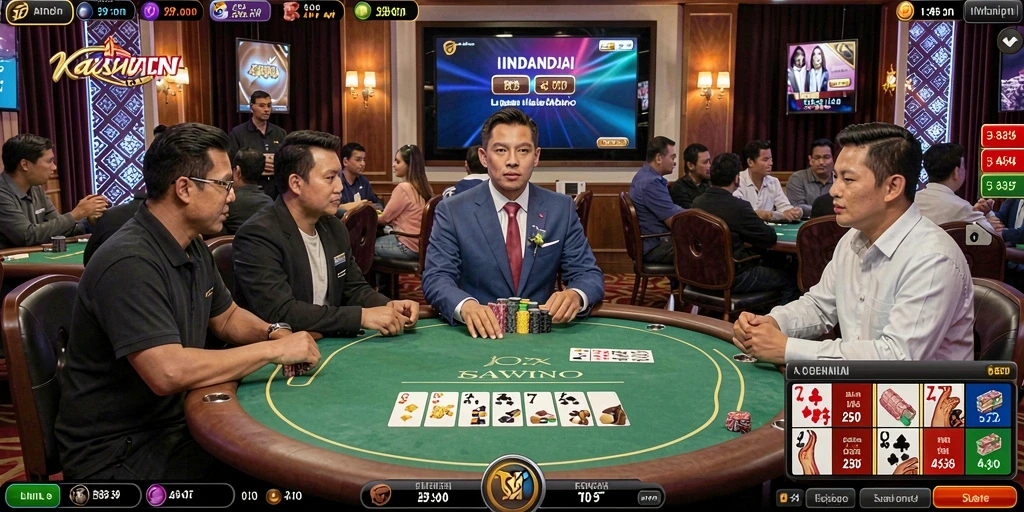 Fitur multiplayer memungkinkan pemain bersaing secara langsung.