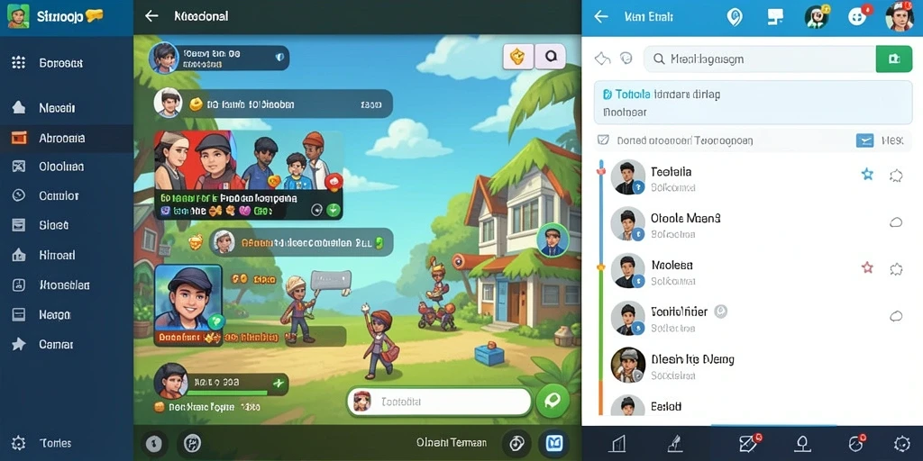 Momen seru bermain multiplayer dengan teman-teman.